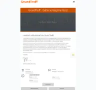 Kleine Seitenvorschau von grundtreff.de