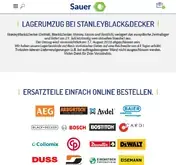 Kleine Seitenvorschau von shop.hans-sauer.de