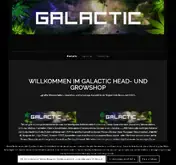 Kleine Seitenvorschau von galactic.de