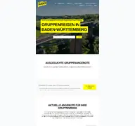 Kleine Seitenvorschau von gruppenreisen.tourismus-bw.de