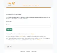 Kleine Seitenvorschau von intranet.tafel-deutschland.de