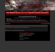 Kleine Seitenvorschau von gruselromanforum.de