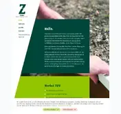 Kleine Seitenvorschau von zynda-garten.de