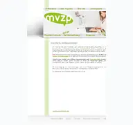 Kleine Seitenvorschau von mvzp.de
