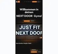 Kleine Seitenvorschau von nextdoorgyms.de