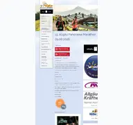 Kleine Seitenvorschau von allgaeu-panorama-marathon.de