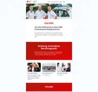 Kleine Seitenvorschau von drk-niederbarnim.de