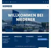 Kleine Seitenvorschau von niederer.de