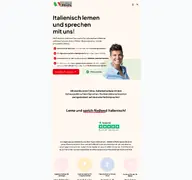 Kleine Seitenvorschau von italienischonlinelernen.de