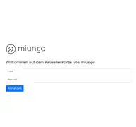 Kleine Seitenvorschau von patientportal.cloud.miungo.de