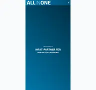 Kleine Seitenvorschau von allinone.de