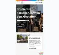 Kleine Seitenvorschau von htwsaar.de