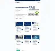 Kleine Seitenvorschau von math.fau.de