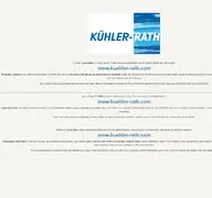 Kleine Seitenvorschau von shop.kuehler-rath.de