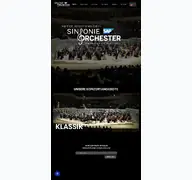 Kleine Seitenvorschau von sap-sinfonieorchester.de