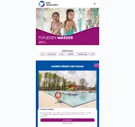 Kleine Seitenvorschau von gsw-wasserwelt.de