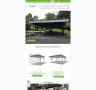 Kleine Seitenvorschau von shop.lennecarport.de