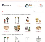 Kleine Seitenvorschau von tiffanystil.de