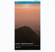 Kleine Seitenvorschau von mayrhofen.at