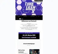 Kleine Seitenvorschau von timelash-event.de