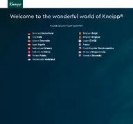 Kleine Seitenvorschau von kneipp.com