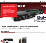 Kleine Seitenvorschau von monacor.de