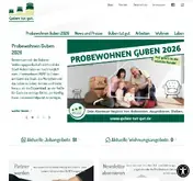 Kleine Seitenvorschau von guben-tut-gut.de