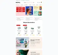 Kleine Seitenvorschau von mepal.com