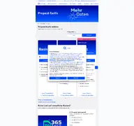 Kleine Seitenvorschau von o2-freikarte.de