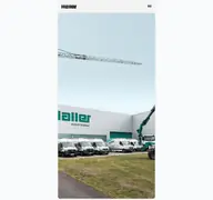 Kleine Seitenvorschau von haller.de