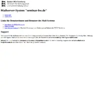 Kleine Seitenvorschau von seminar-bw.de