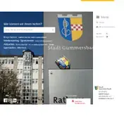 Kleine Seitenvorschau von gummersbach.de