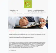 Kleine Seitenvorschau von schwerin-hausarzt.de