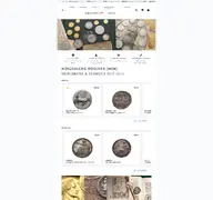 Kleine Seitenvorschau von shop.muenzgalerie.de