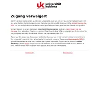 Kleine Seitenvorschau von uni-koblenz-landau.de