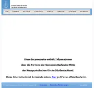 Kleine Seitenvorschau von nak-kamitte.de