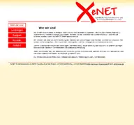 Kleine Seitenvorschau von xenet.de