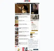 Kleine Seitenvorschau von arte.it