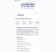 Kleine Seitenvorschau von pagespeed-test.de