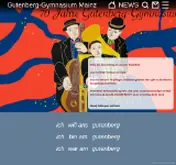 Kleine Seitenvorschau von gutenberg-gymnasium.de