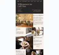Kleine Seitenvorschau von cafe-max-gap.de