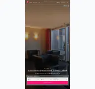 Kleine Seitenvorschau von radissonblusenator.5sternehotel.de