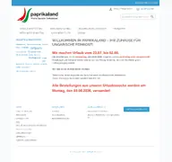 Kleine Seitenvorschau von shop.paprikaland.de