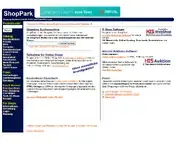 Kleine Seitenvorschau von shoppark.de