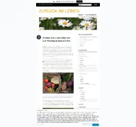 Kleine Seitenvorschau von zurueckimleben.wordpress.com