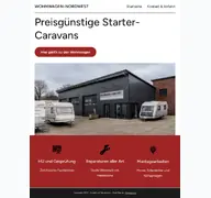 Kleine Seitenvorschau von wohnwagen-nordwest.de