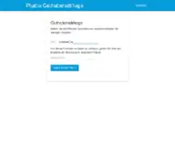 Kleine Seitenvorschau von guthaben.pludra-tankstellen.de