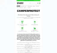 Kleine Seitenvorschau von camperprotect.de