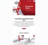 Kleine Seitenvorschau von kabelbinder.de