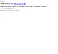 Kleine Seitenvorschau von kai.cs.uni-kl.de